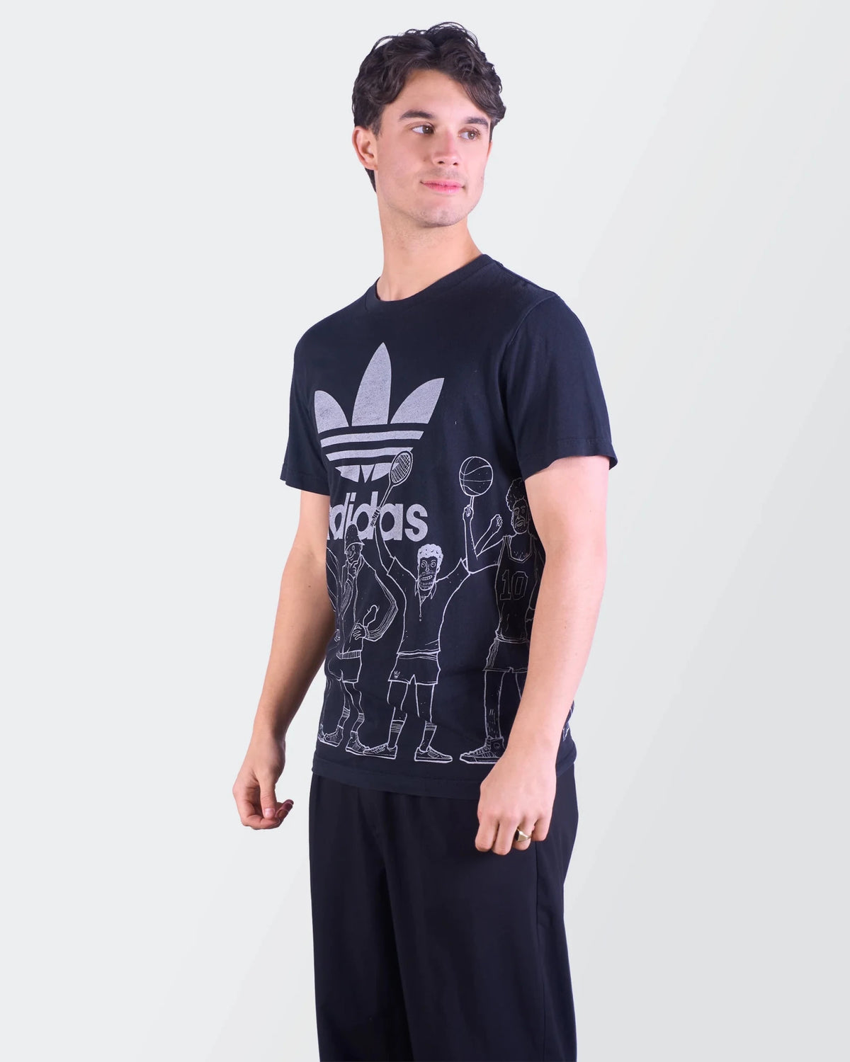Adidas Black T-shirt S
