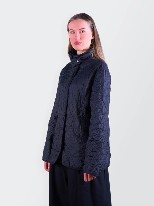 Barbour Black Quilted Jacket - M