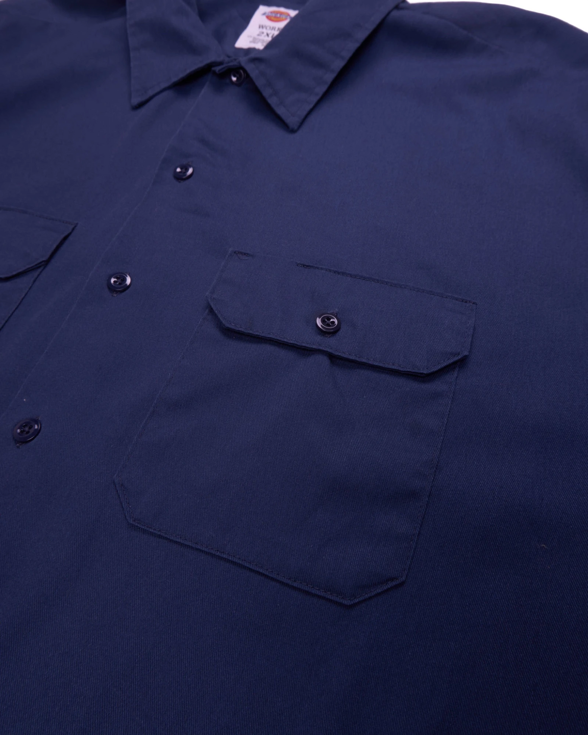 Dickies Navy Button-up Shirt - XXL