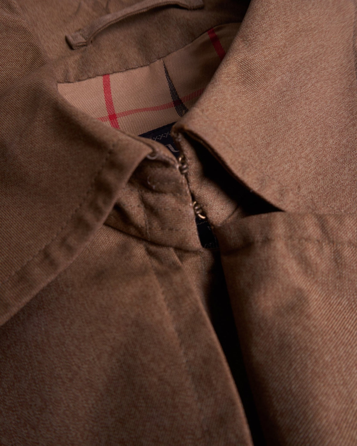 Burberry 1990's Brown Cotton Trenchcoat - M