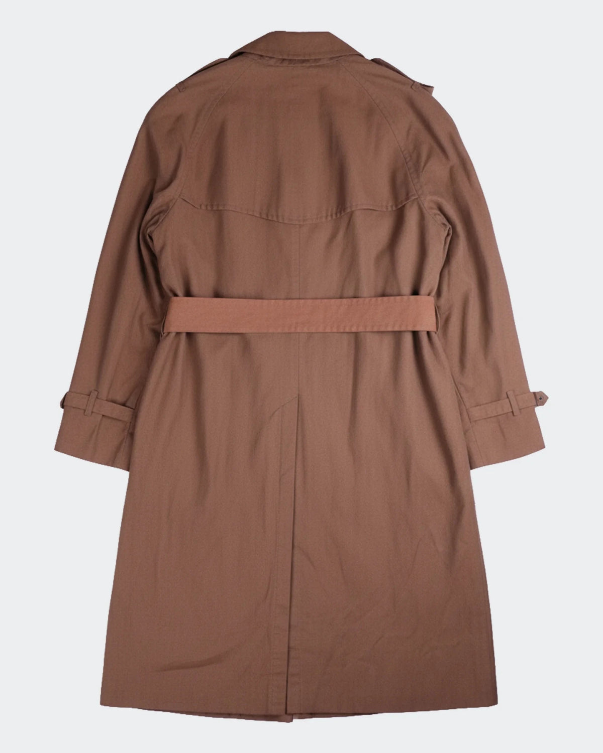 Burberry 1990's Brown Cotton Trenchcoat - M