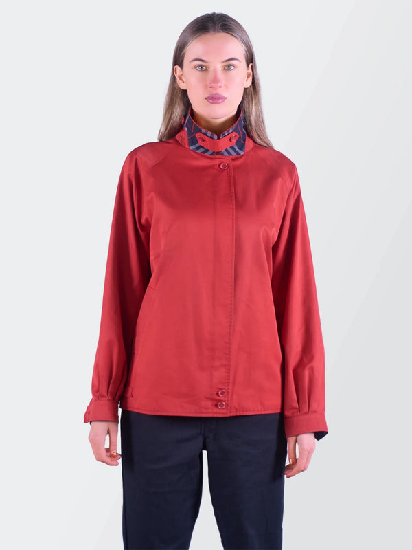 Burberry 1990's Red Jacket - S