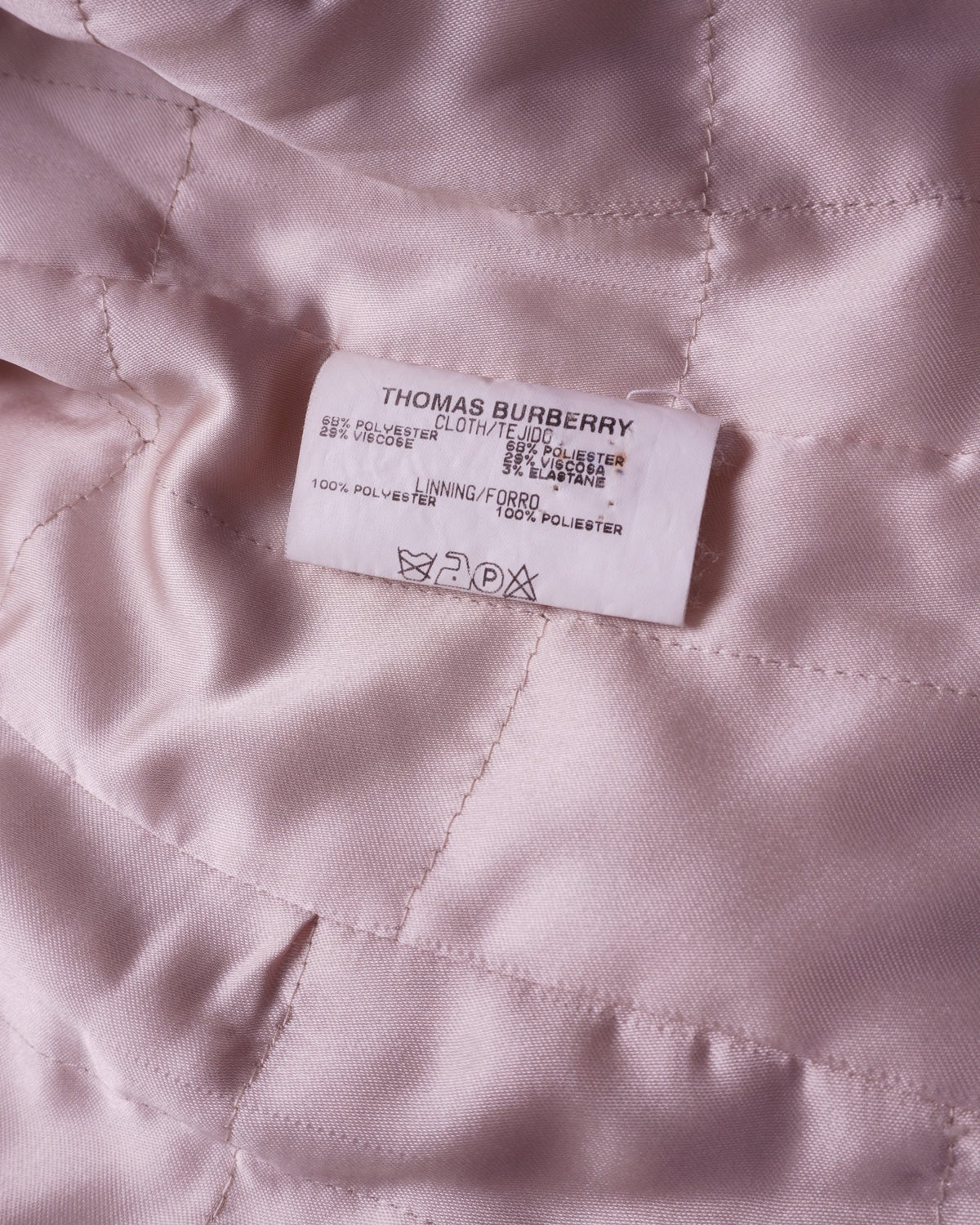 Burberry 2000's Beige Wool Harrington Jacket - S
