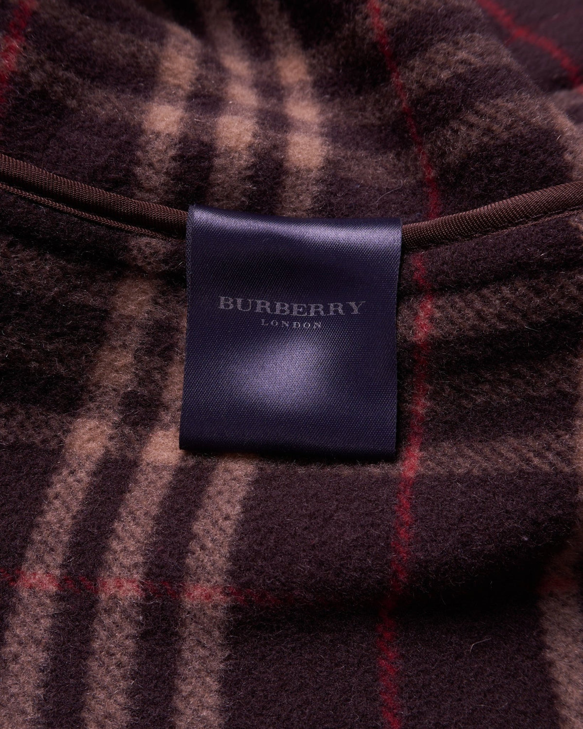 Burberry 2000's Brown Wool Duffle Coat - XL