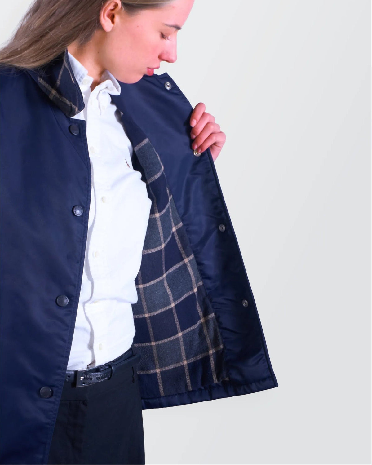 Burberry 2000's Navy Coach Jacket - S