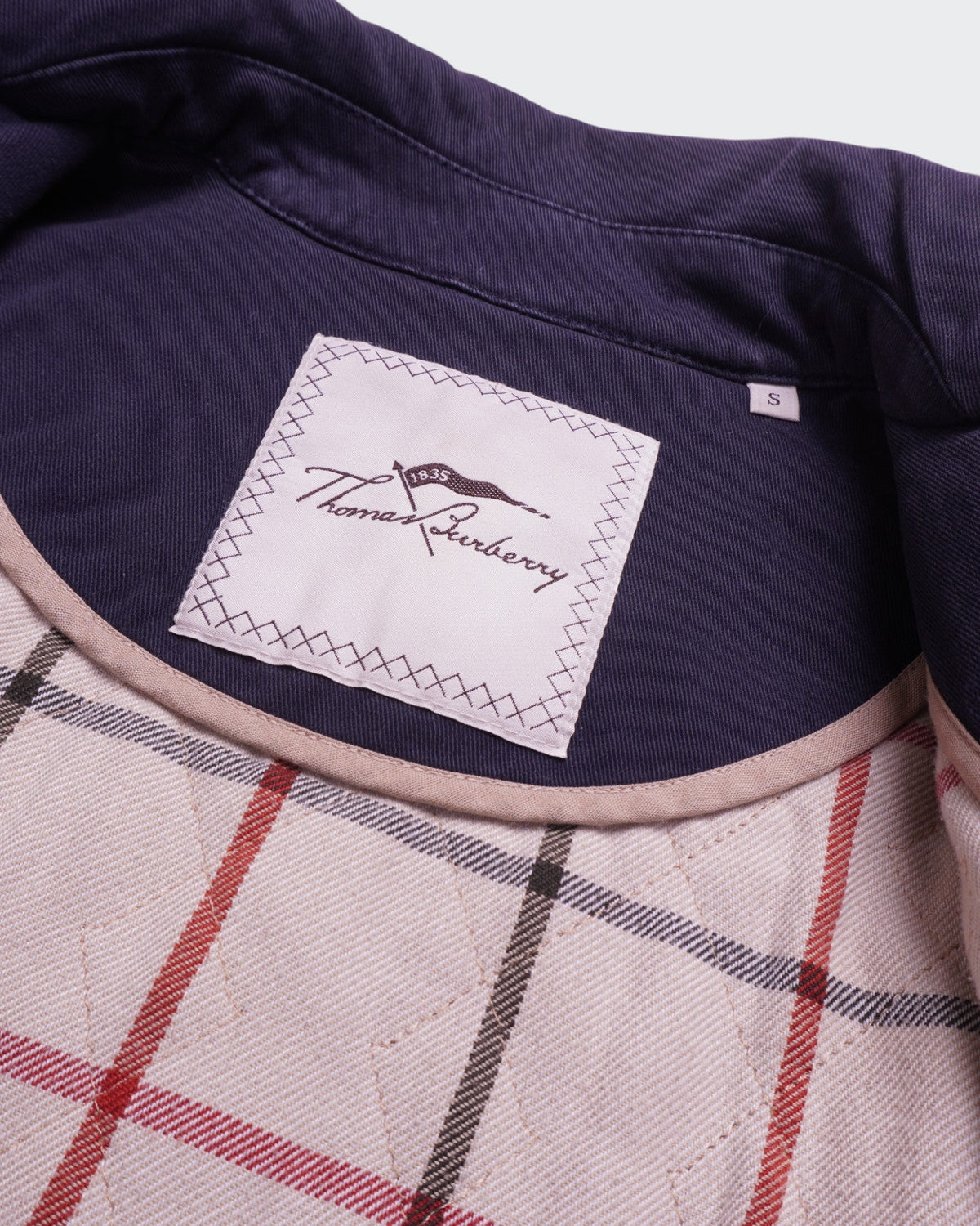 Burberry 2000's Navy Harrington Jacket - S