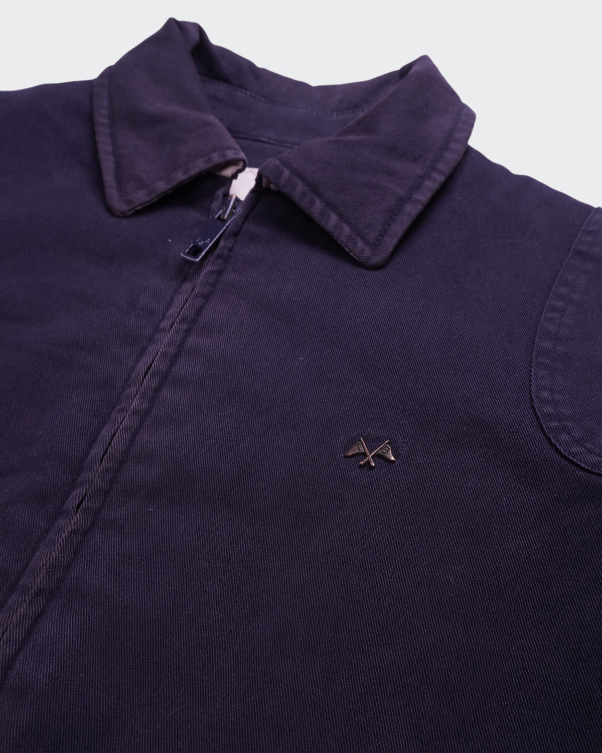 Burberry 2000's Navy Harrington Jacket - S