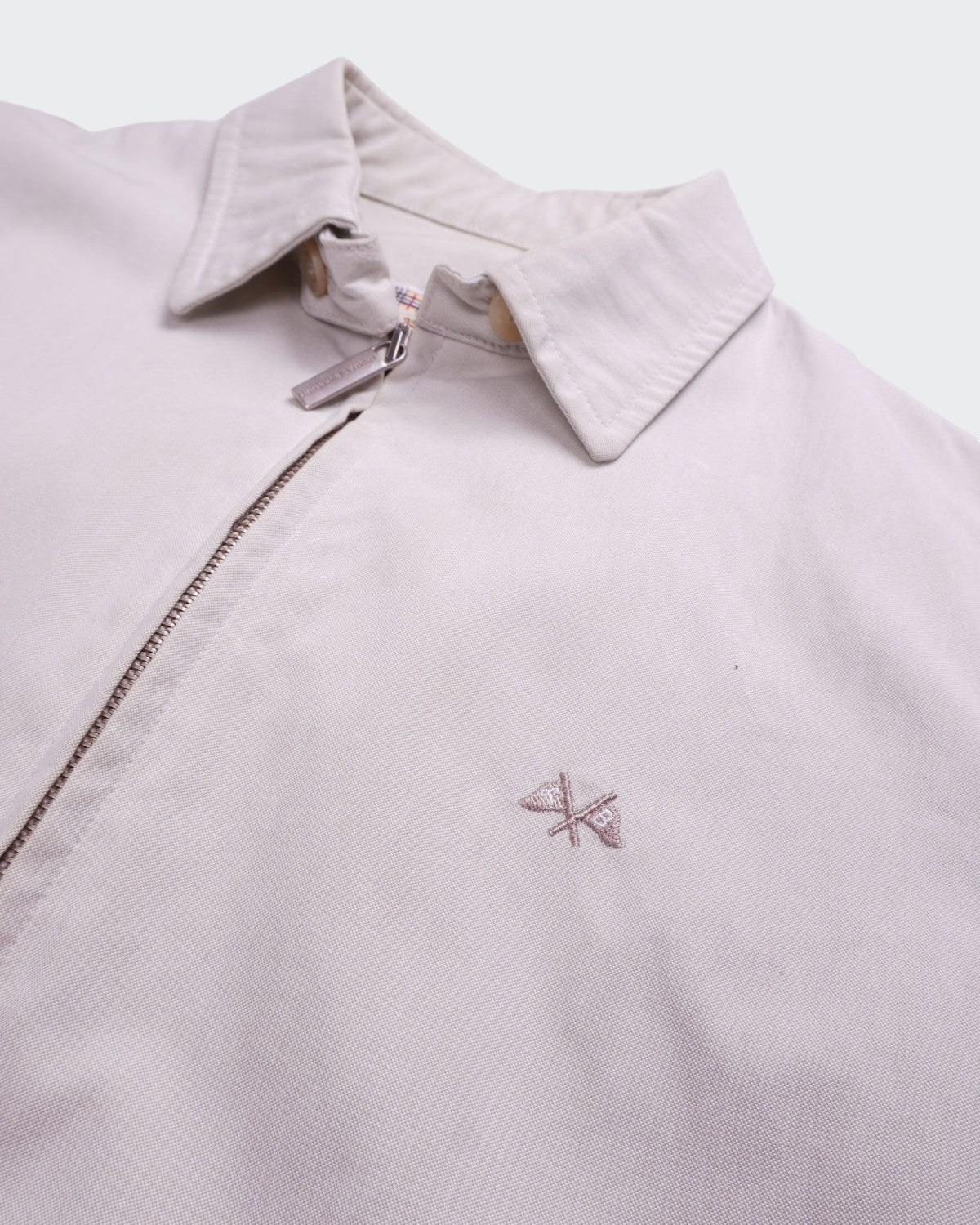Burberry 2000's White Harrington Jacket - S