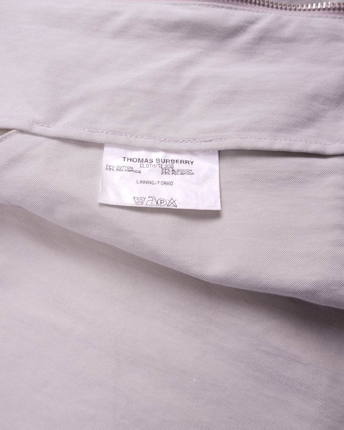 Burberry 2000's White Harrington Jacket - S