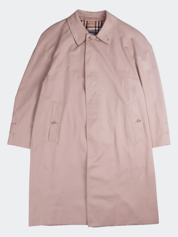 Burberry Beige Cotton Car Coat - L