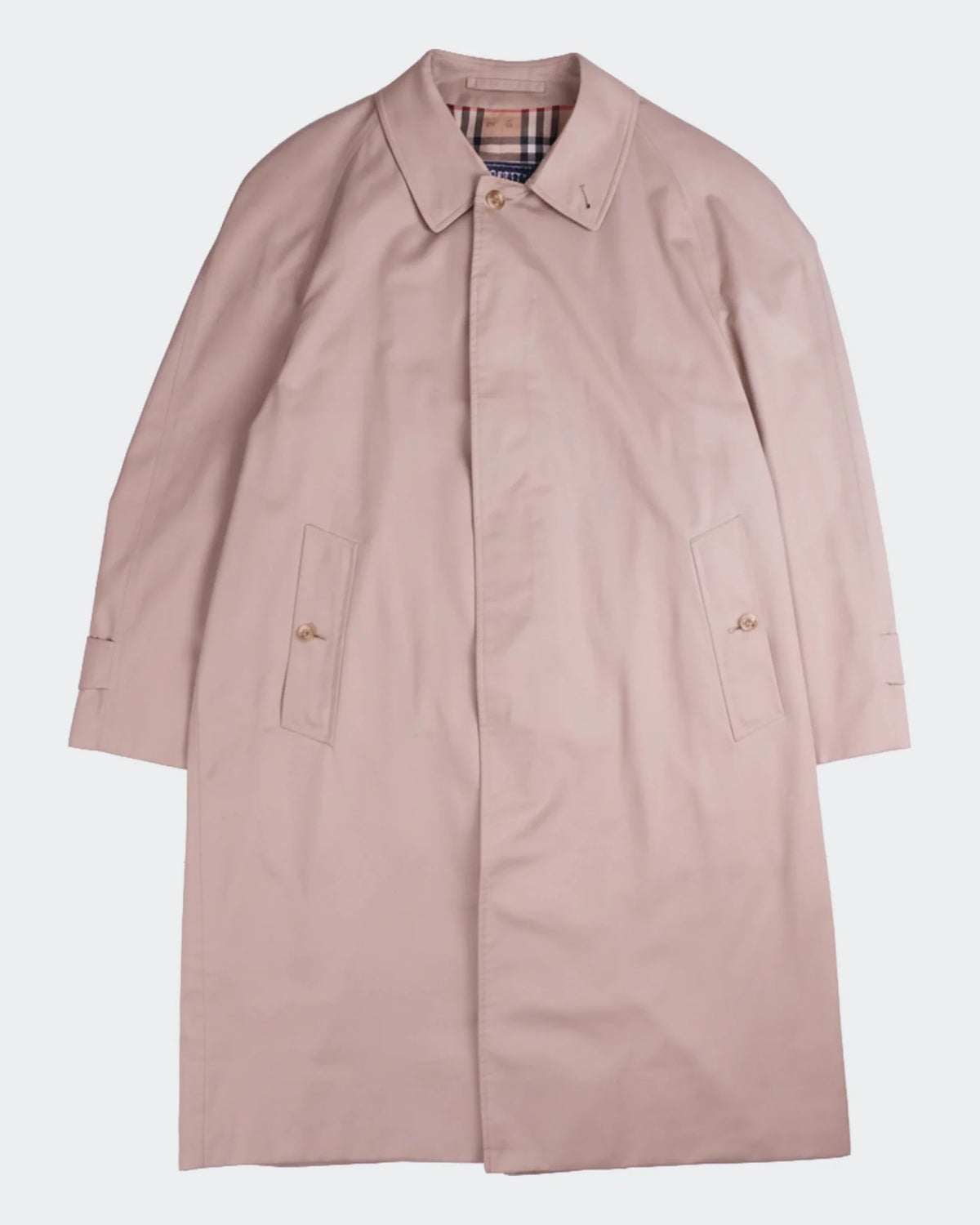 Burberry Beige Cotton Car Coat - L