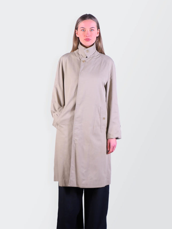 Burberry Beige Cotton Raincoat - S