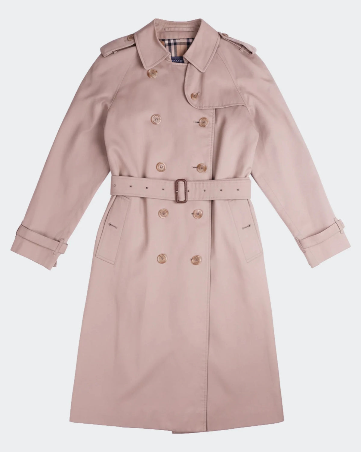 Burberry Beige Cotton Trenchcoat - S