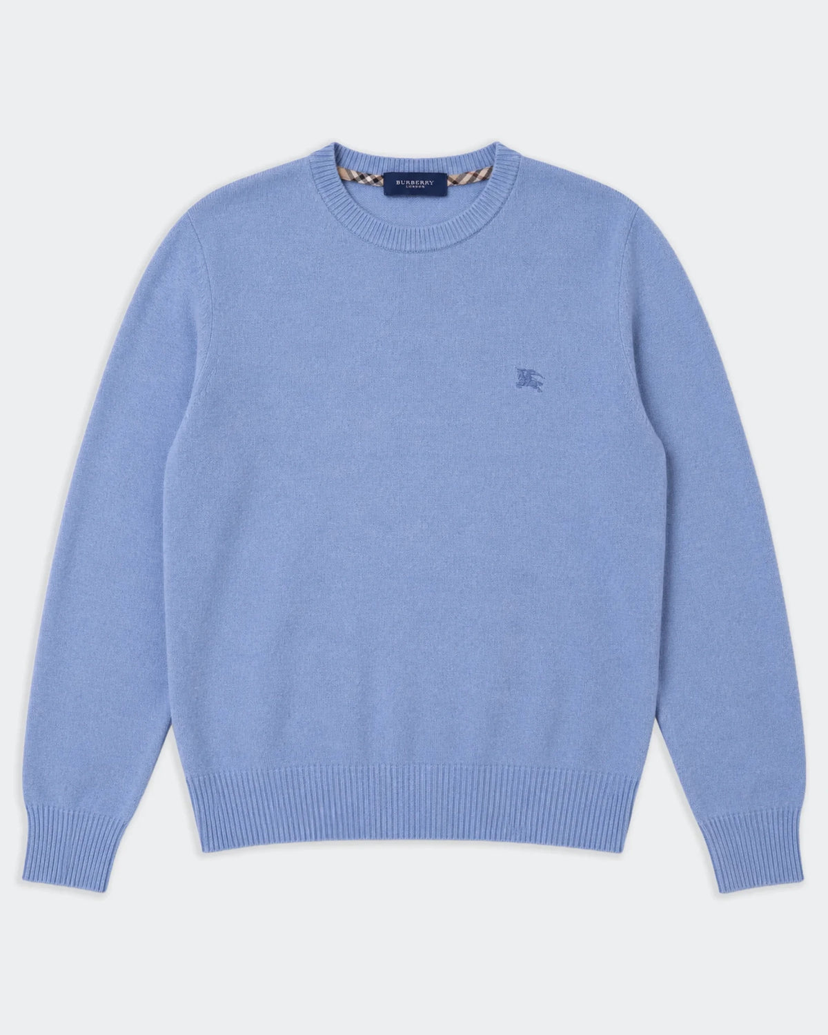 Burberry Blue Crewneck Jumper - M