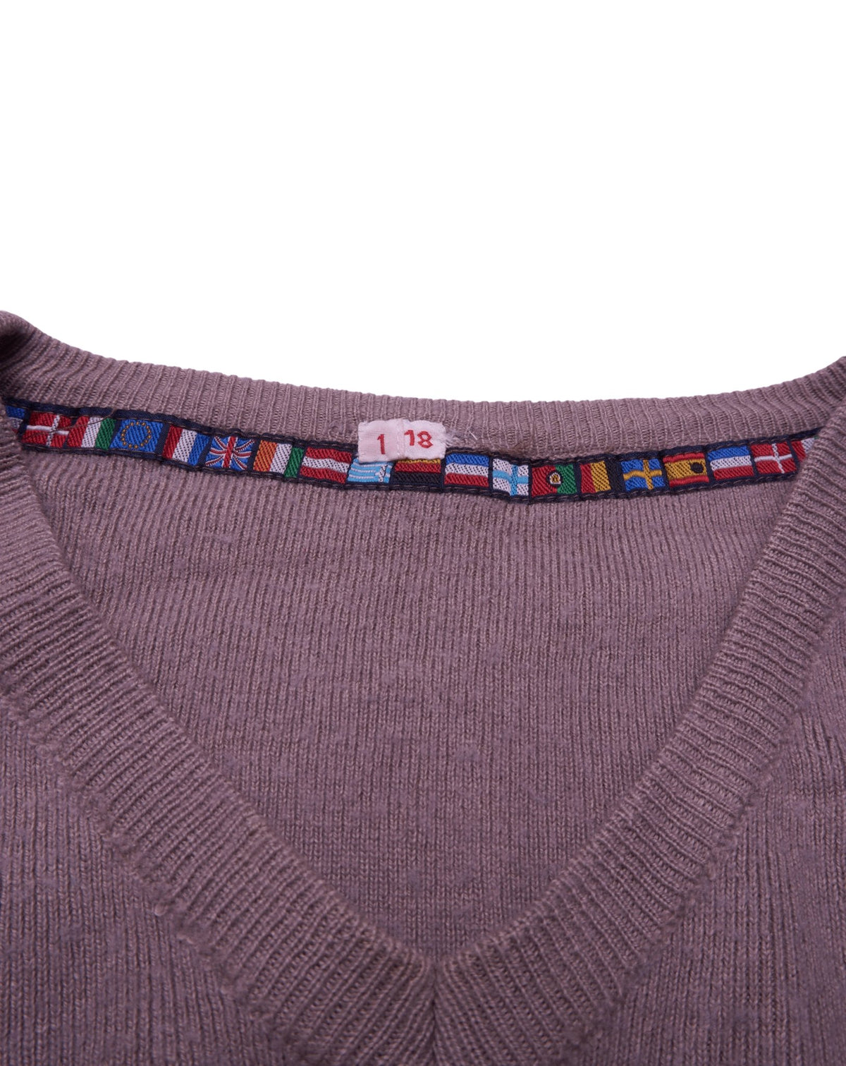 Burberry Brown V - neck Jumper - XL