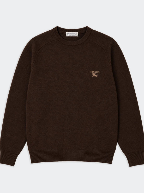 Burberrys Brown Crewneck Jumper - 