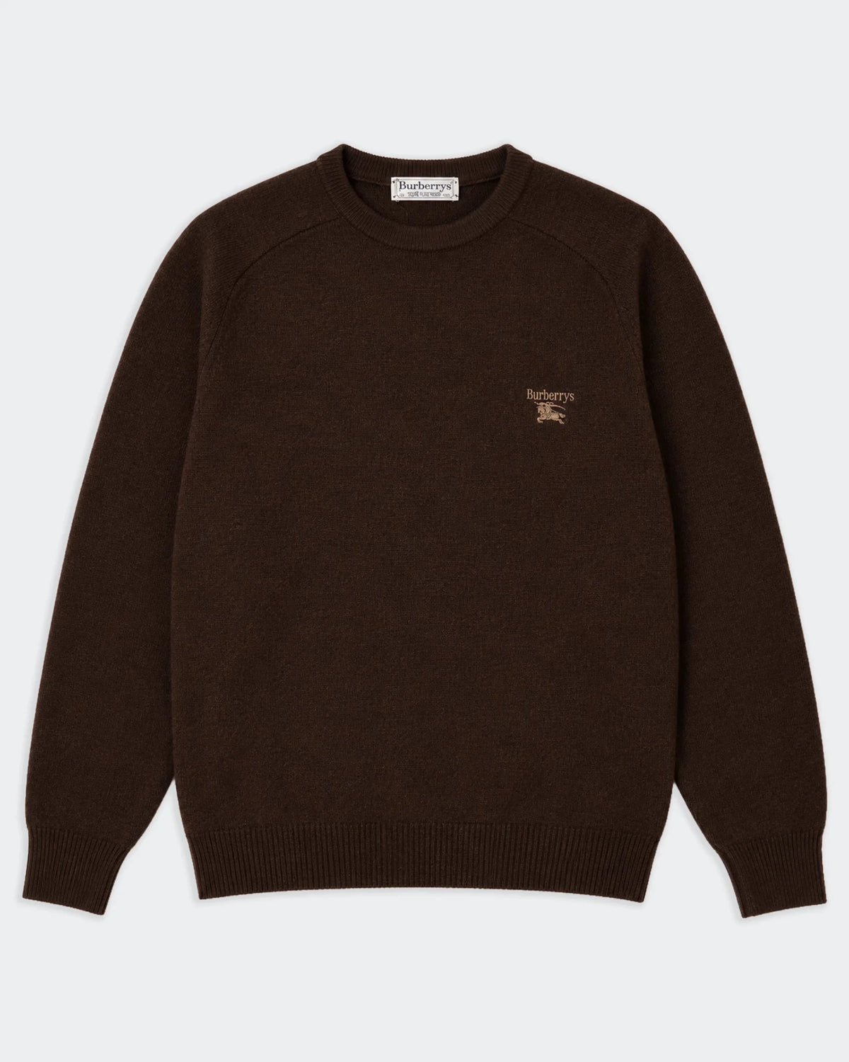 Burberrys Brown Crewneck Jumper - 