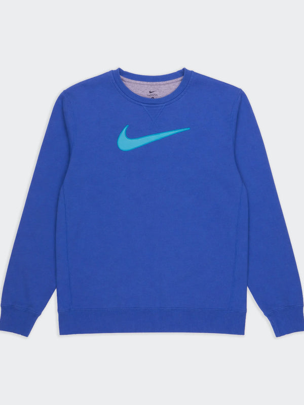 Nike Blue Crewneck Jumper - S