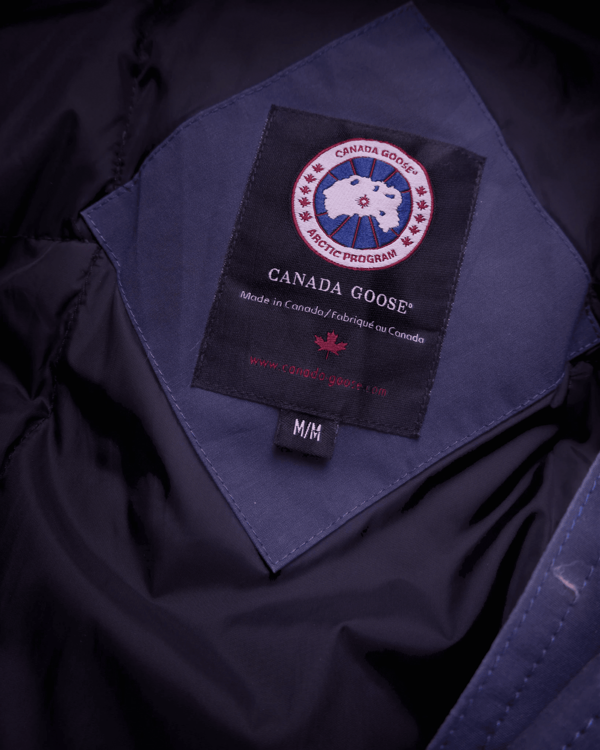 Canada Goose Blue Parka Coat - M