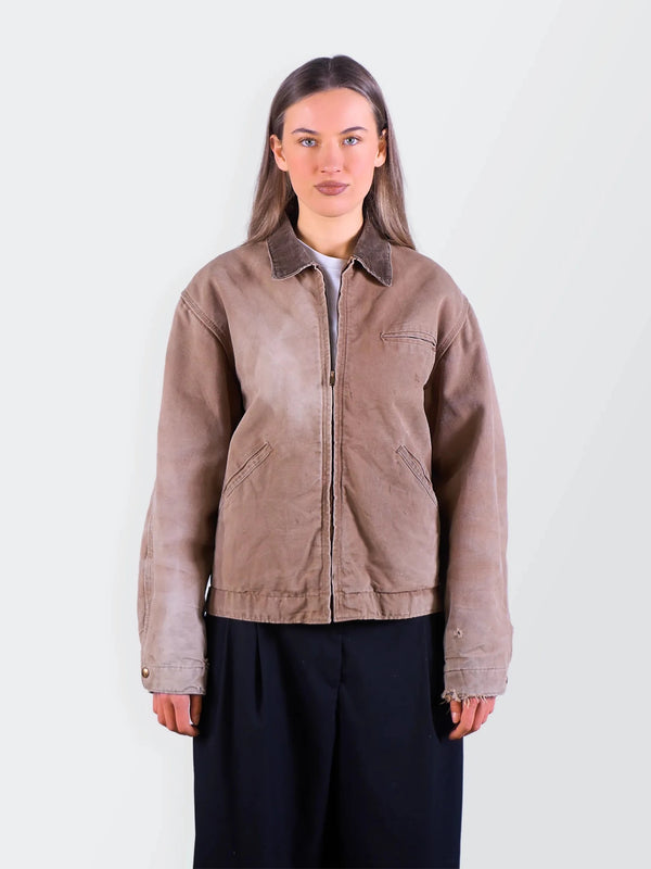 Carhartt 1980's Brown Canvas Detroit Jacket - S