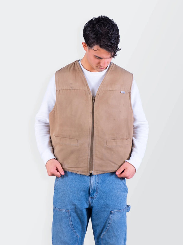 Carhartt 1980's Brown Canvas Vest L