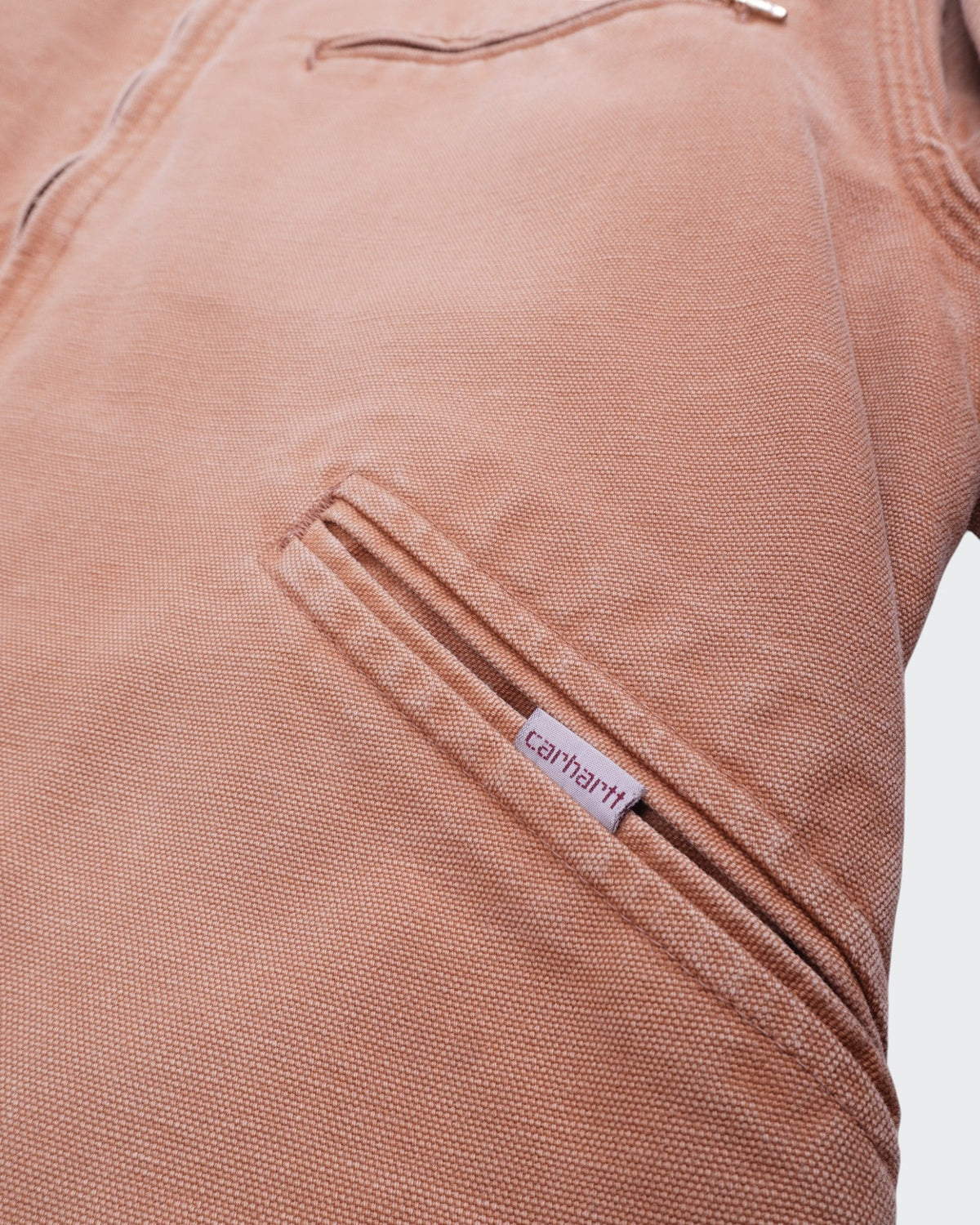 Carhartt 1990's Beige Canvas Detroit Jacket - S