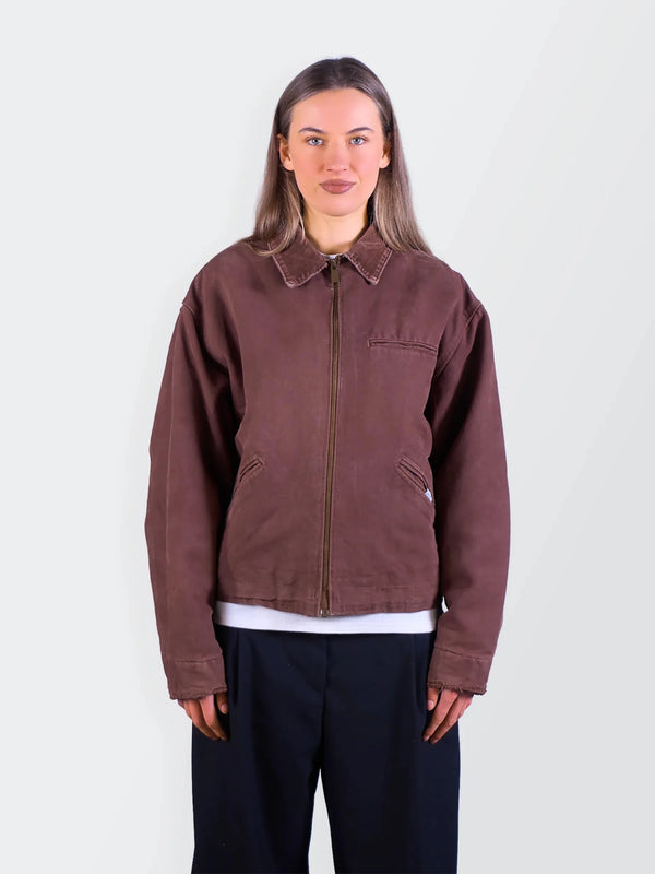 Carhartt 1990's Brown Canvas Detroit Jacket - S