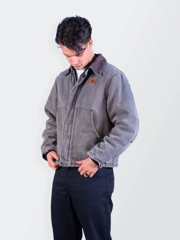 Carhartt 2000's Grey Arctic Jacket - S