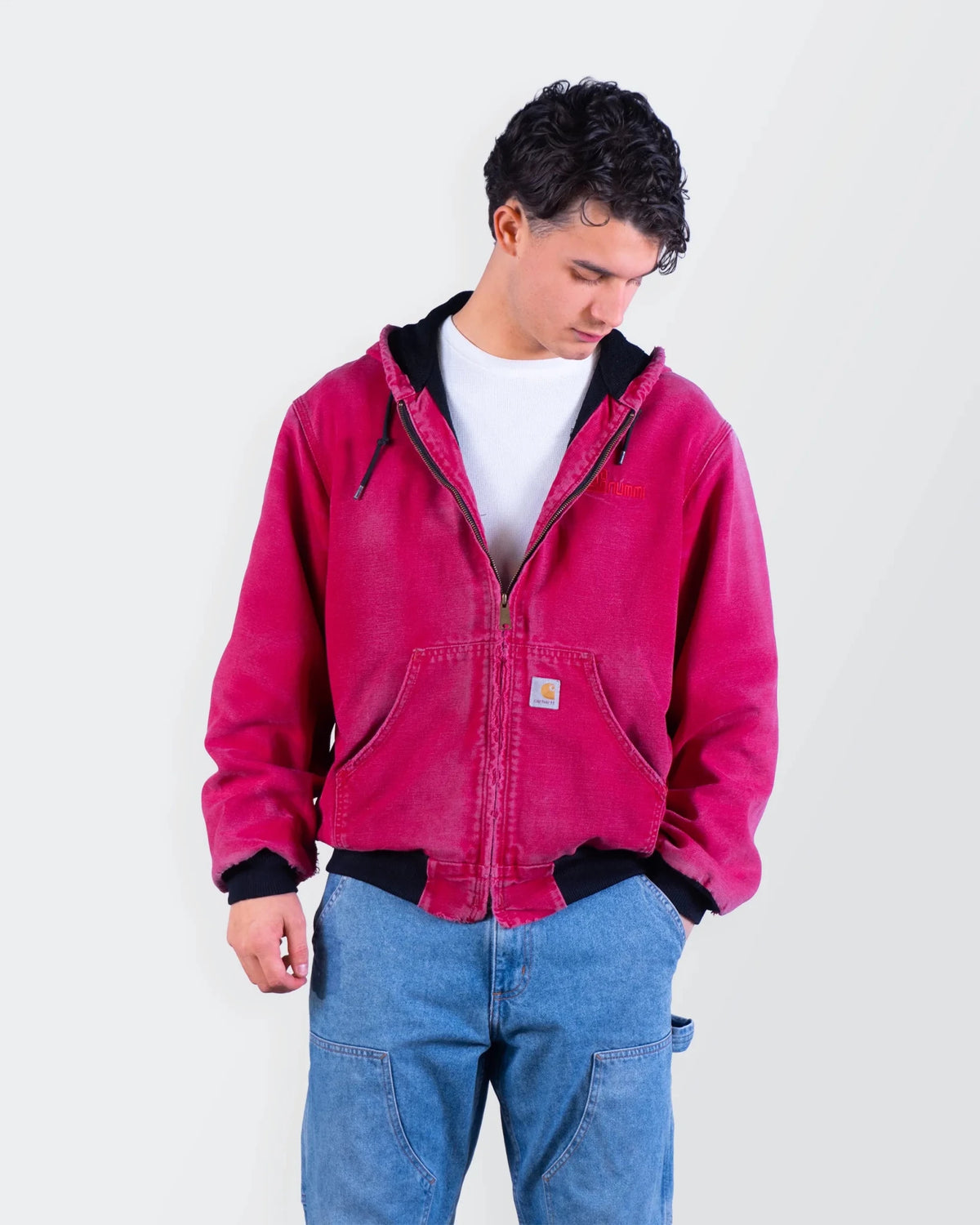 Carhartt 2000's Red Canvas Active Jacket - M