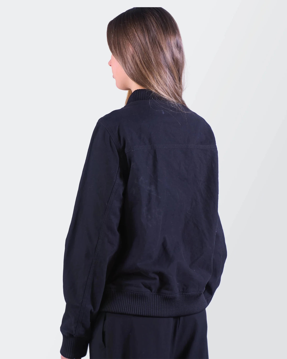 Carhartt Black Canvas Bomber Jacket - M