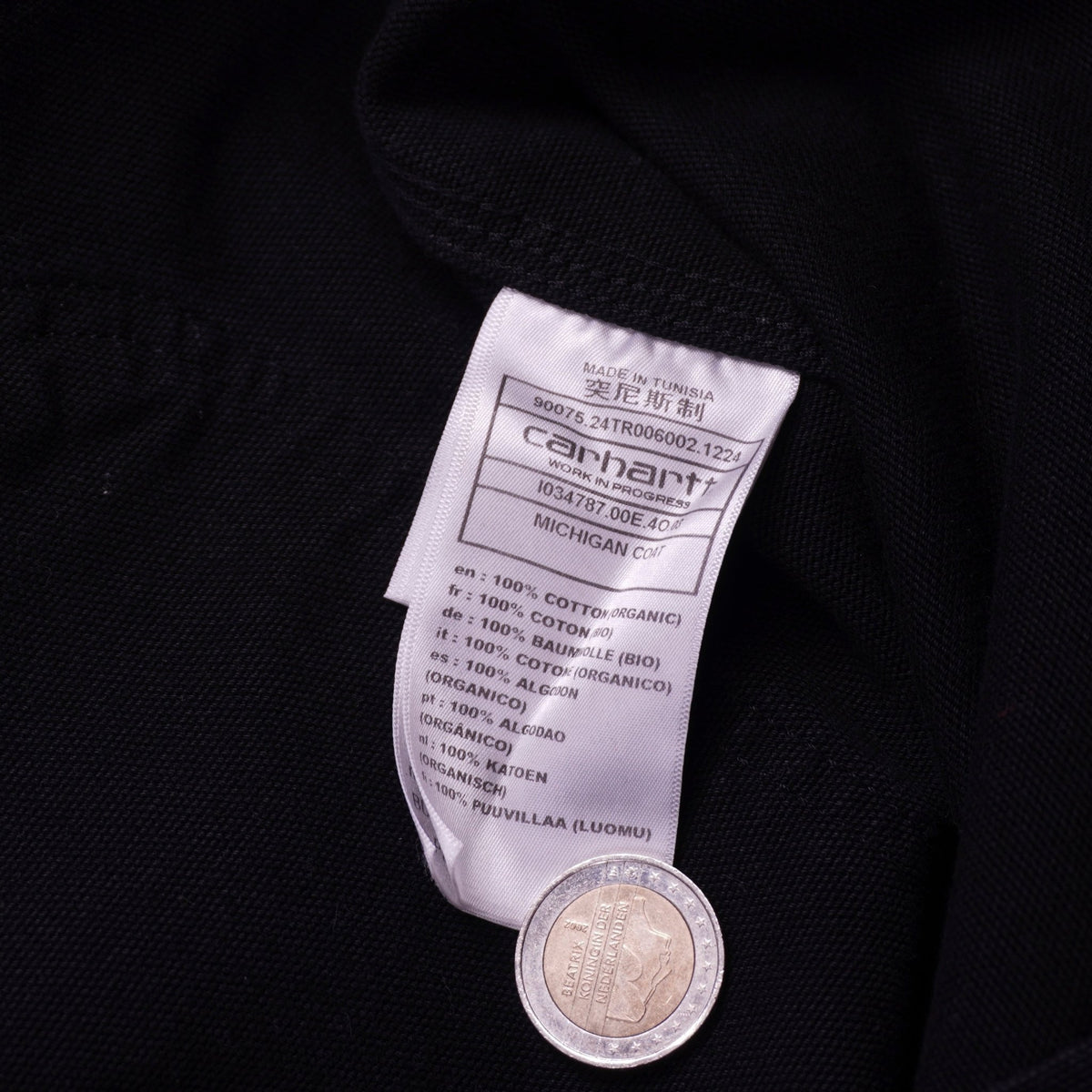 Carhartt Black Chore Coat - S