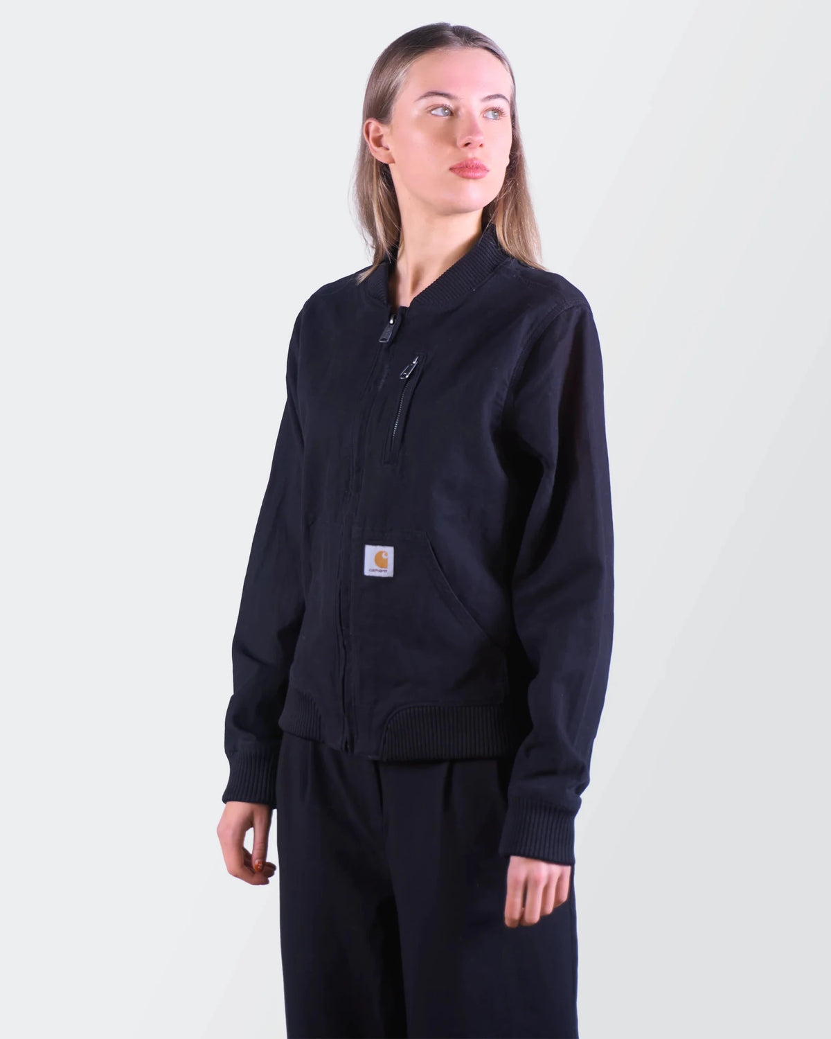 Carhartt Black Cotton Bomber Jacket - M