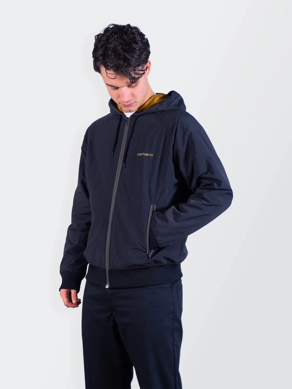 Carhartt Black Hooded Jacket - M
