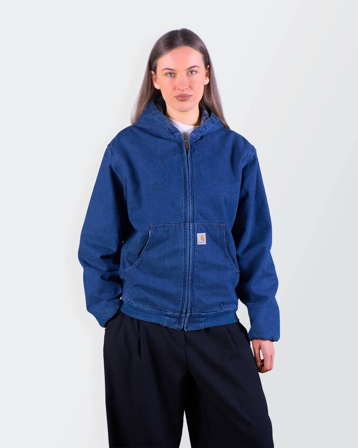 Carhartt Blue Active Denim Jacket - M