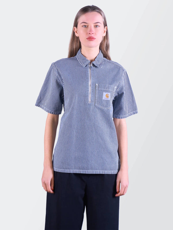Carhartt Blue Cotton Button - Up Shirt - M