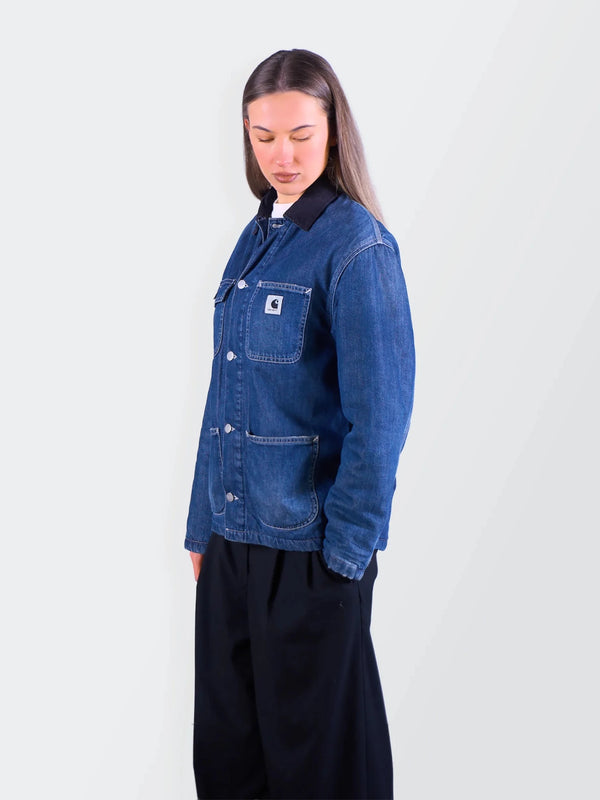 Carhartt Blue Denim Chore Coat S