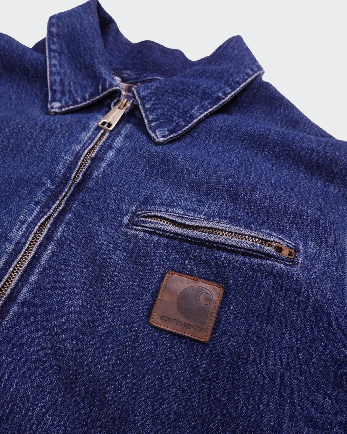 Carhartt Blue Denim Detroit Jacket - M