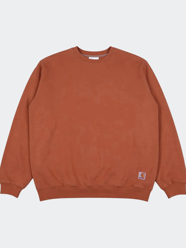 Carhartt Brown Cotton Crewneck Sweater - XL