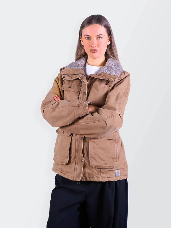 Carhartt Brown Sheep Wool Jacket - M