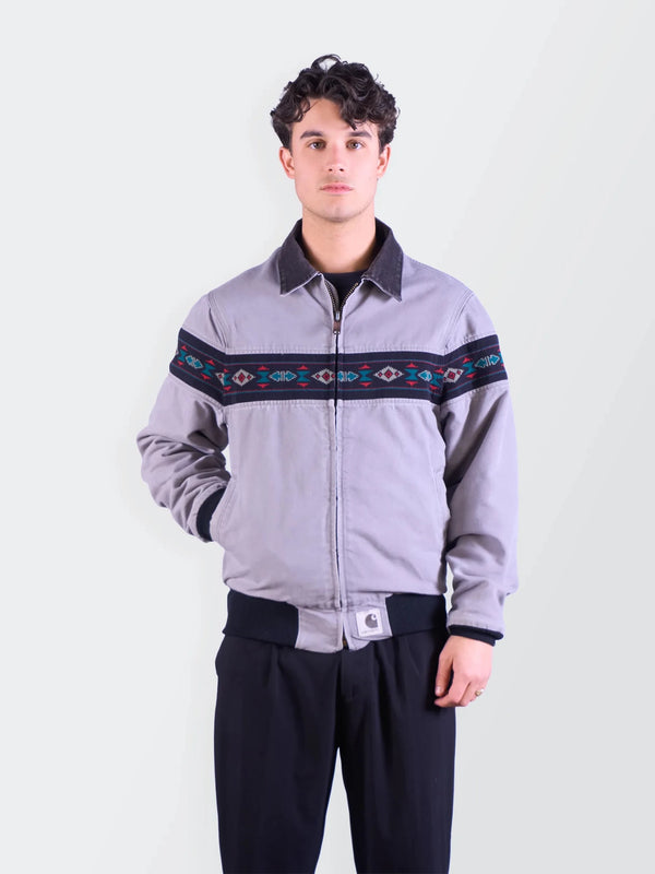 Carhartt Grey Aztec Jacket - S