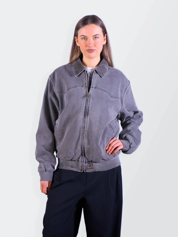 Carhartt Grey Santa Fe Bomber Jacket M