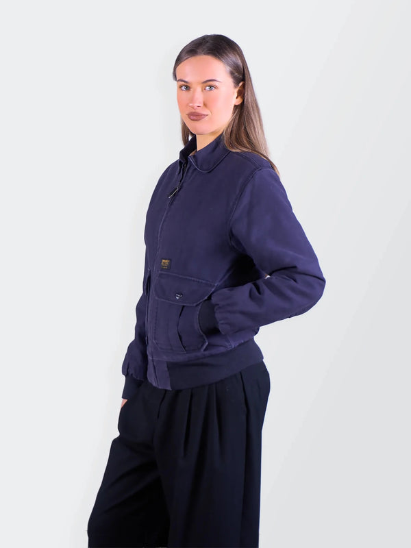 Carhartt Navy Aviator Bomber Jacket - S