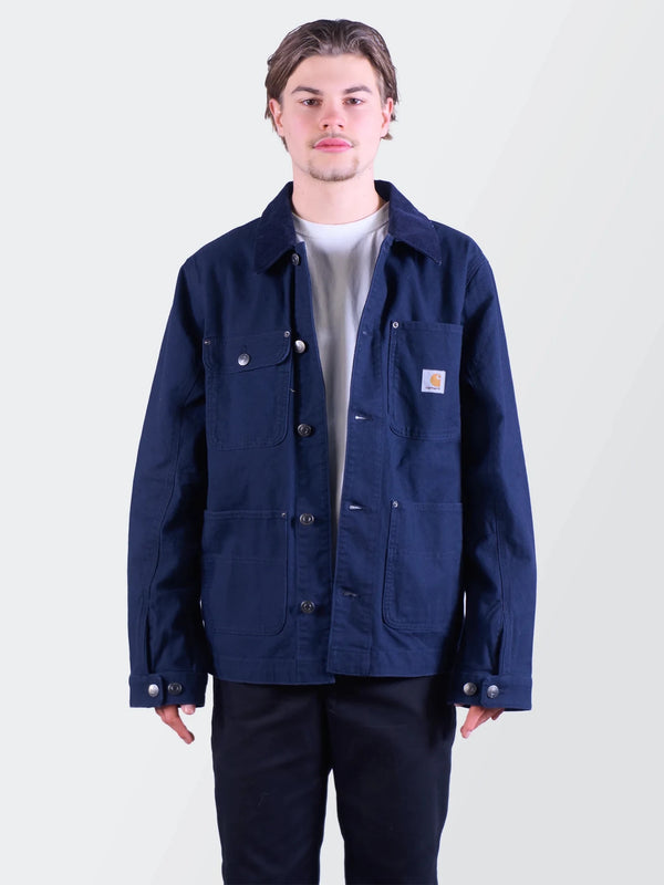 Carhartt Navy Cotton Utility Jacket - M