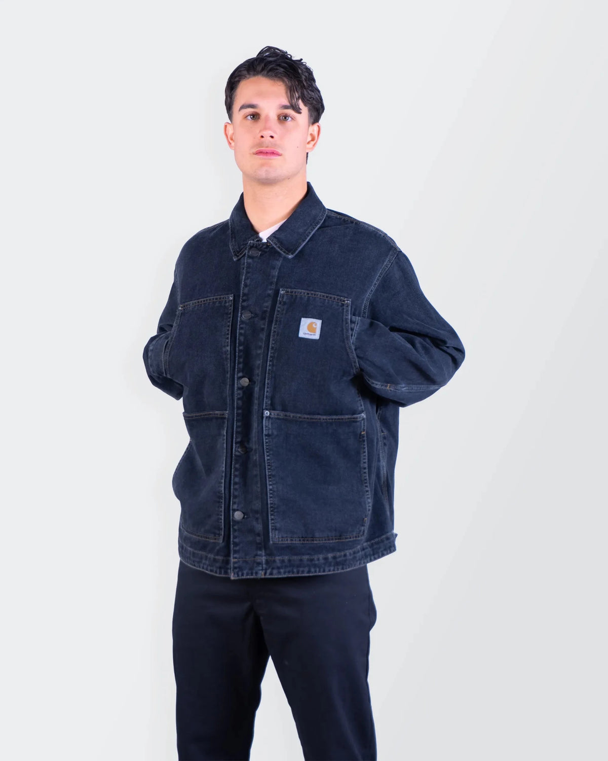 Carhartt Navy Denim Jacket - M