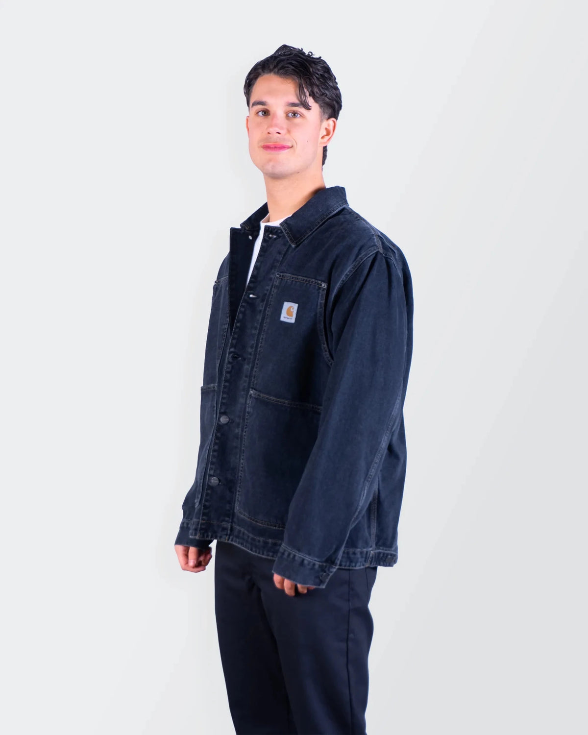 Carhartt Navy Denim Jacket - M