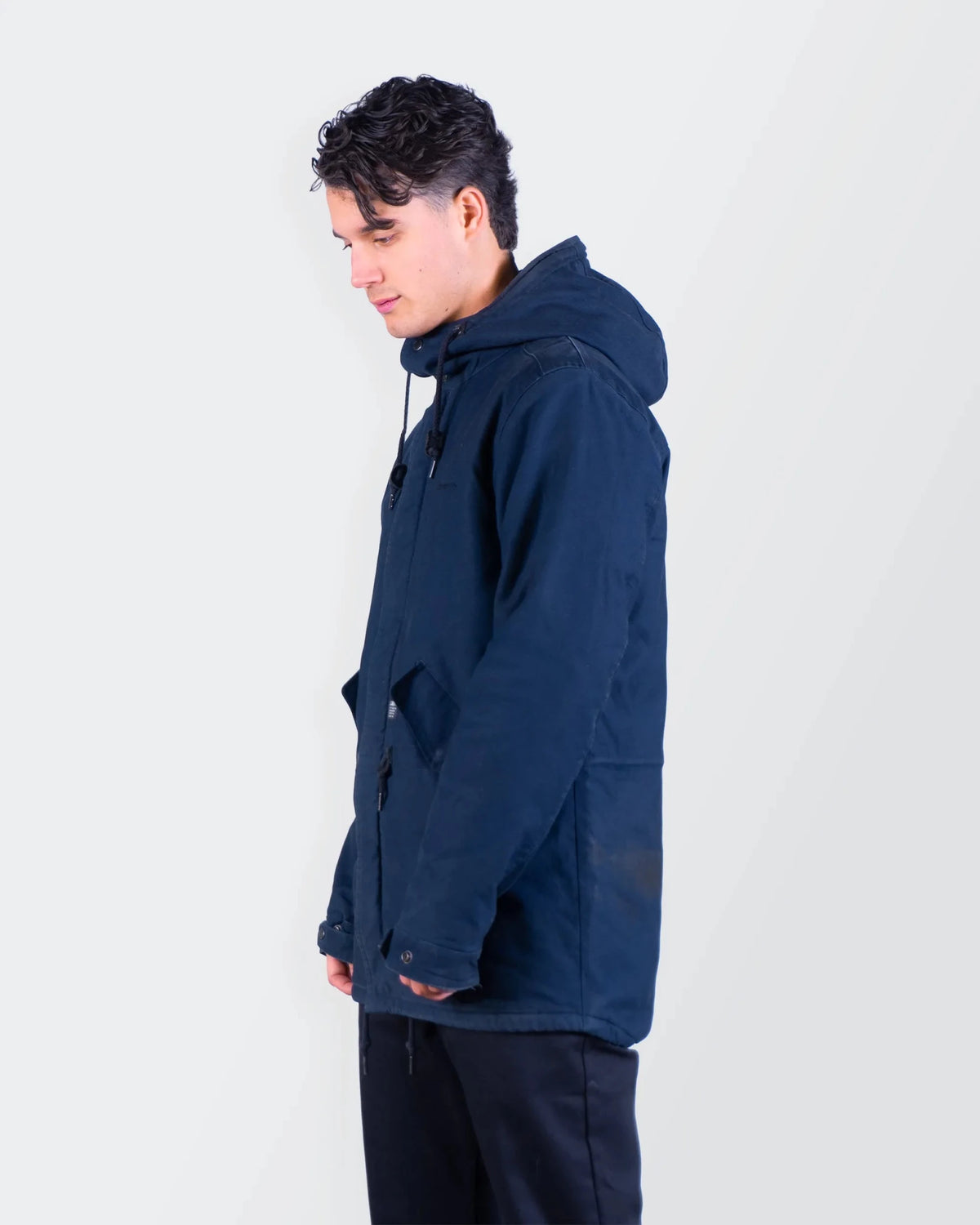 Carhartt Navy Parka Jacket - L