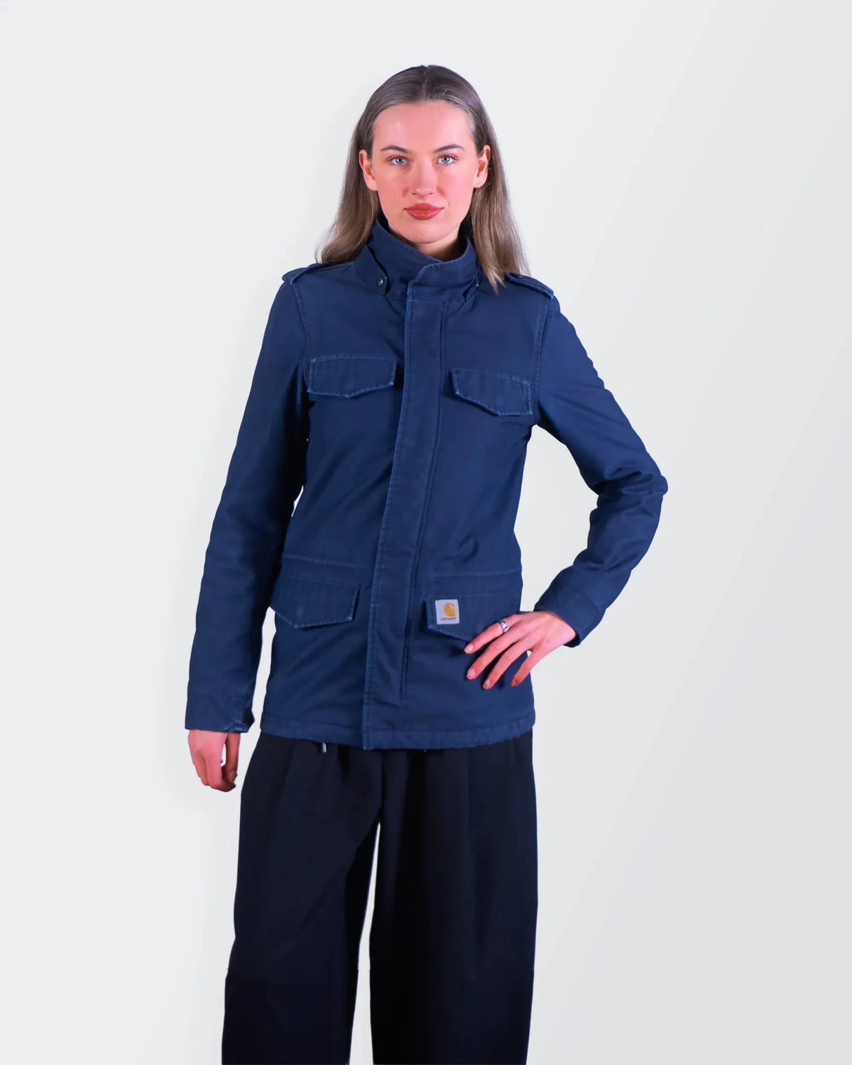 Carhartt Navy Parka Jacket - S