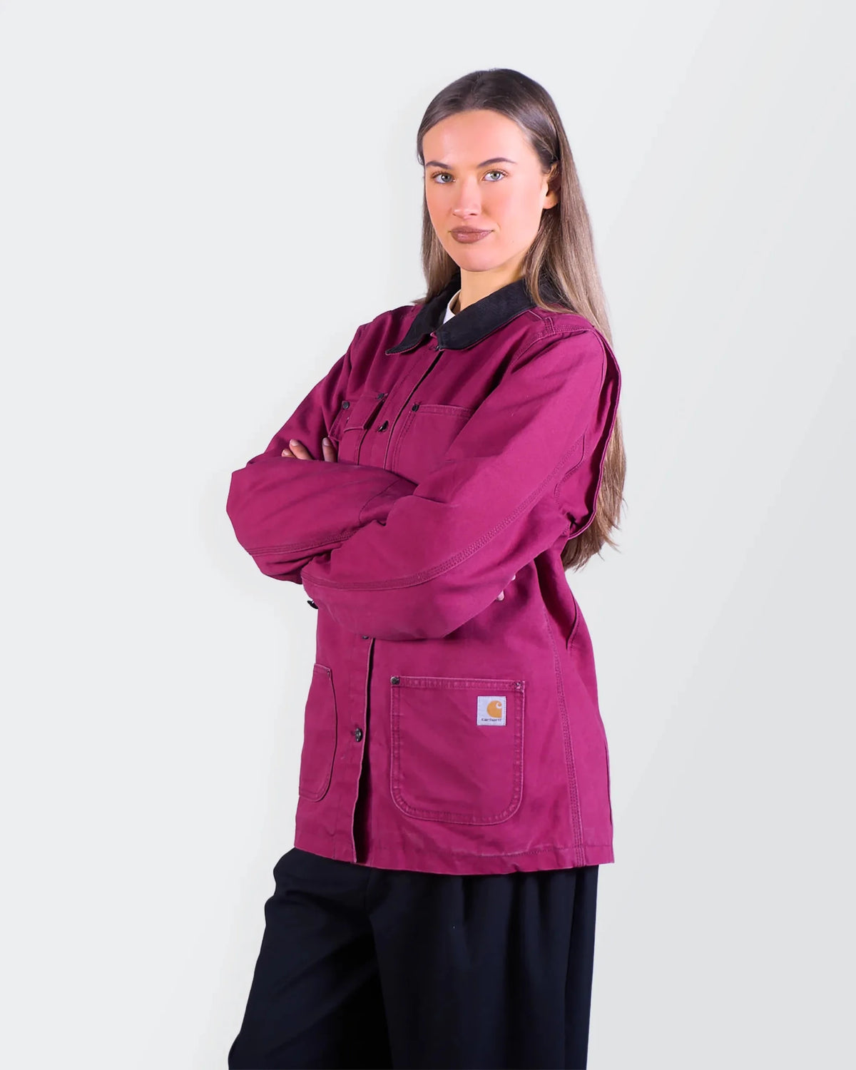 Carhartt Pink Chore Coat - M