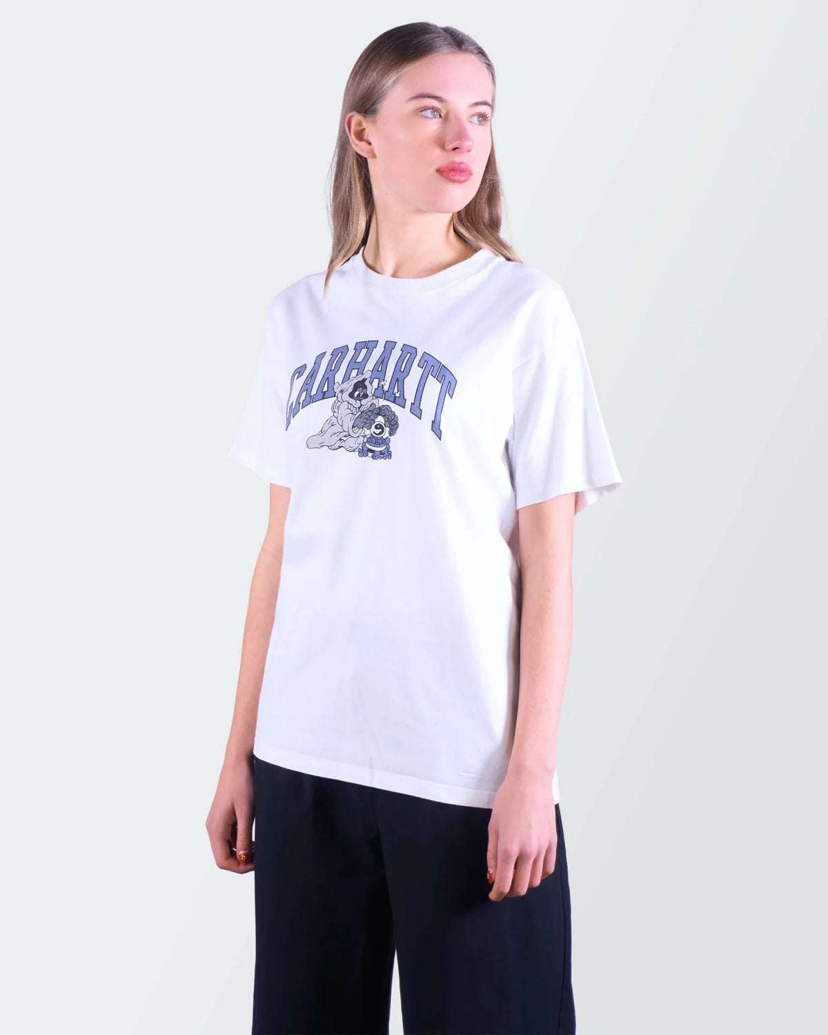 Carhartt White Cotton Graphic T-shirt - S