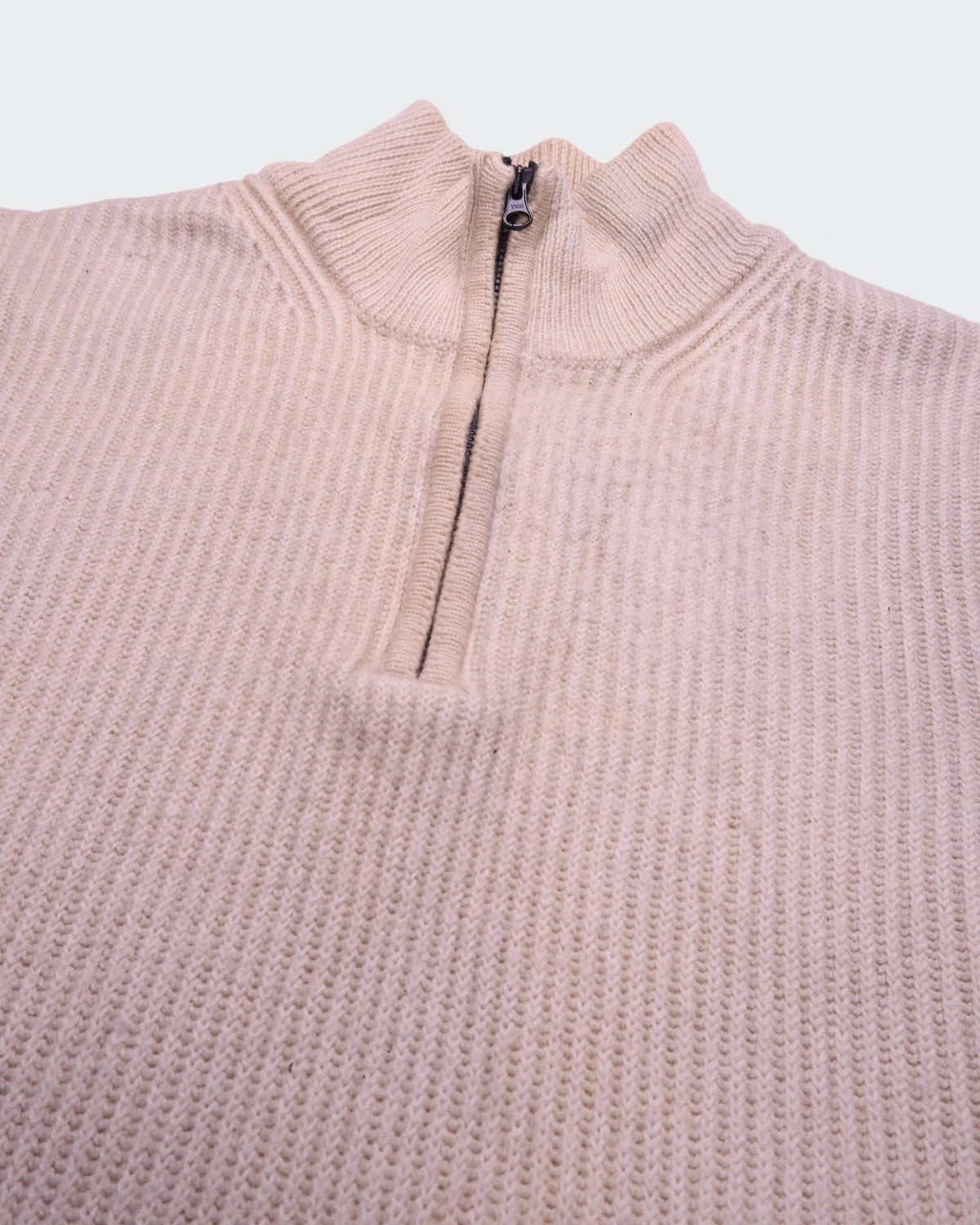 C.P. Company Beige Quarter - zip Jumper - L
